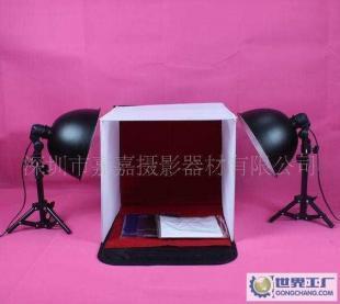 小型摄影棚套装 40CM简易柔光棚与广口摄影灯具，打造高性价比的摄影新体验